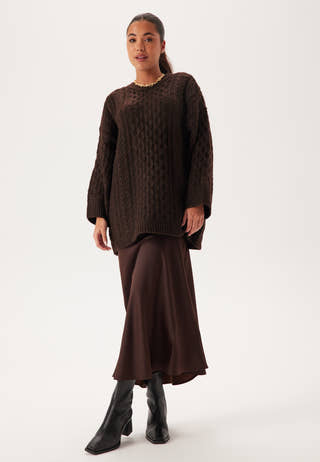 Vikaia L/S OVERSIZE CABLE KNIT