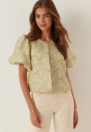 Vikaia O-neck 2/4 JACQUARD BOLERO