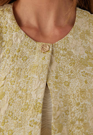 Vikaia O-neck 2/4 JACQUARD BOLERO