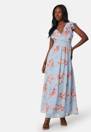 Vikarin V-Neck ankle dress