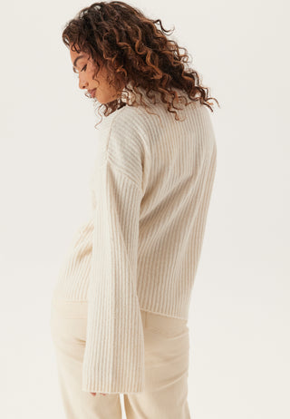 Vilassia L/S High Neck Zipper Genser