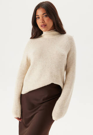 Vilory High Neck L/S KNIT TOP