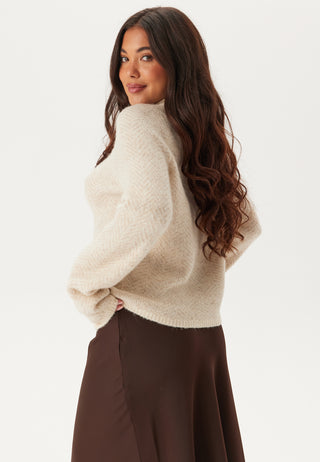 Vilory High Neck L/S KNIT TOP