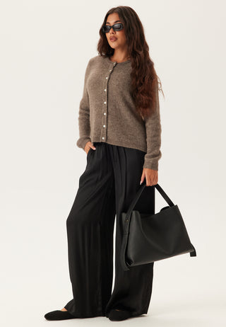 Vilory O-neck Langermet Strikket Cardigan