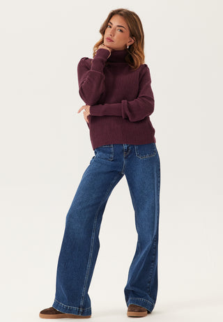 Vilou New Rollneck Langermet Strikket Topp