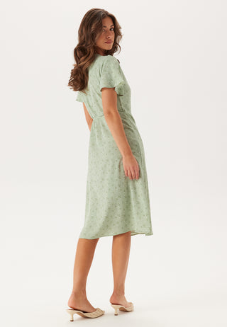 Vilovie S/S Wrap Midi Dress