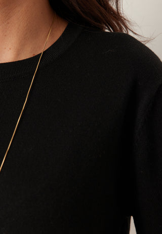 Vimalu O-neck 2/4 Strikket Topp