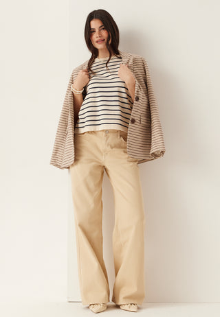 Vimalu O-neck 2/4 KNIT TOP