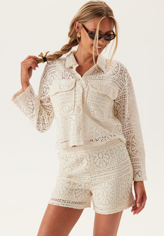 Vimerinda Crochet Langermet Cardigan
