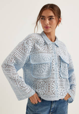 Vimerinda Crochet L/S CARDIGAN