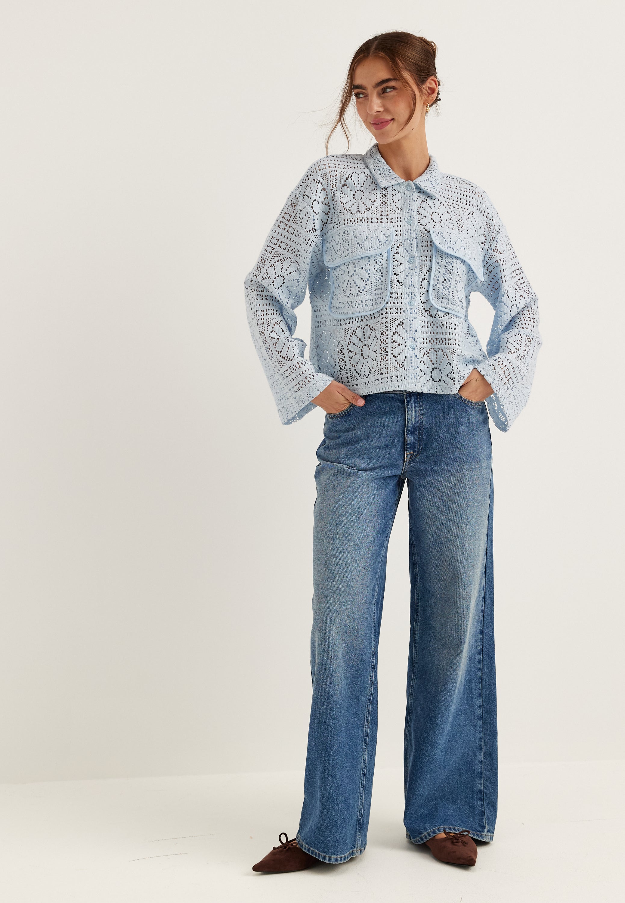 Vimerinda Crochet L/S Cardigan
