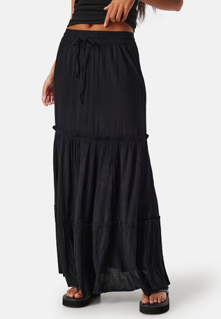 Vimesa High Waist Long Skirt