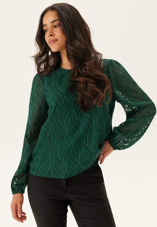 Vimika O-neck Long Sleeve Top