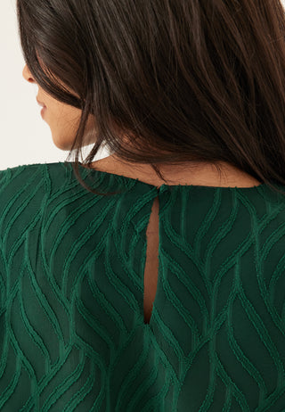 Vimika O-neck Langermet Topp