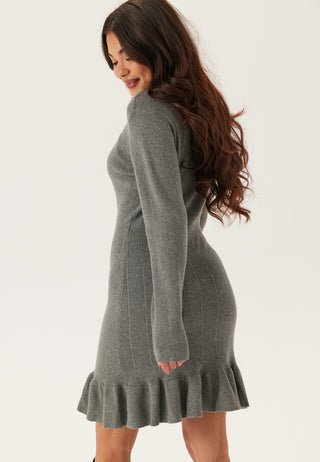 Vinorthy O-neck L/S FRILL KNIT