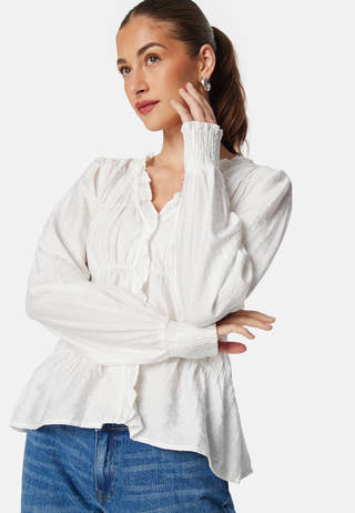 Viorpa L/S V-NECK TOP