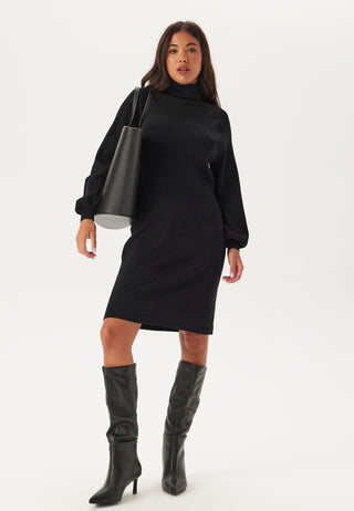 Viostria Roll Neck Langermet Strikket Kjole