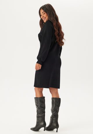 Viostria Roll Neck Langermet Strikket Kjole