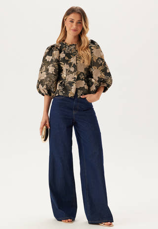 Viothea 3/4 PEPLUM JACQUARD TO