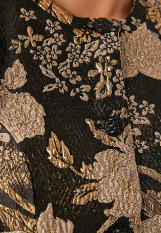 Viothea 3/4 PEPLUM JACQUARD TO