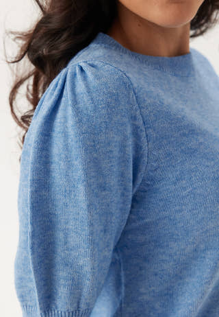 Viril 2/4 SLEEVE O-NECK KNIT T