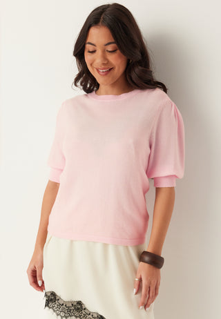 Viril 2/4 Sleeve O-Neck Knit Top