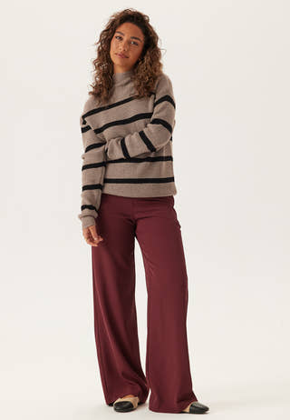 Viril Mockneck L/S Knit Rib Top