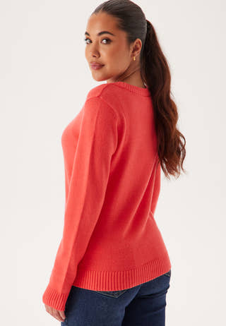 Viril O-neck L/S Knit Top