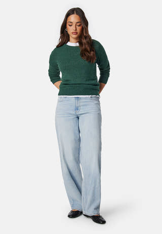 Viril O-neck L/S Knit Top