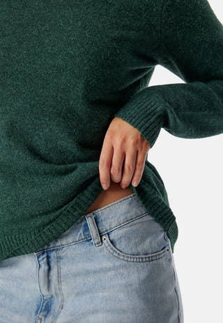 Viril O-neck L/S Knit Top