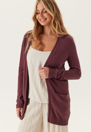 Viril Open L/S Strikket Cardigan