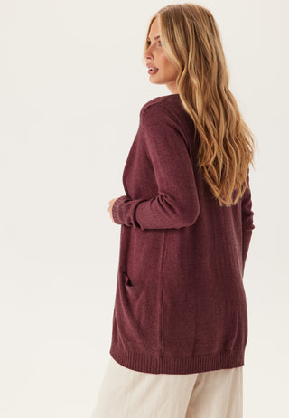 Viril Open L/S Strikket Cardigan