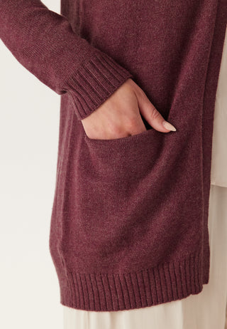 Viril Open L/S Strikket Cardigan