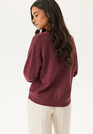 Viril V-neck strikket cardigan
