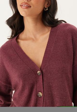 Viril V-neck strikket cardigan