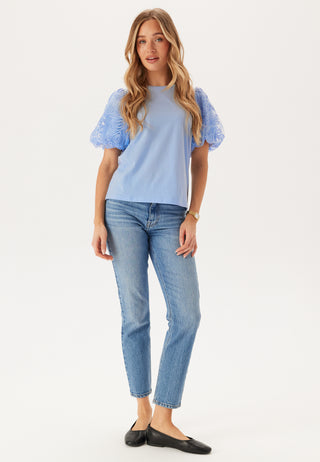 Visimonia O-neck Kortermet Topp