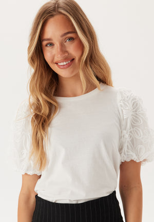 Visimonia O-neck Kortermet Topp