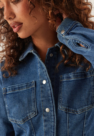 Visol L/S Denim Skjorte
