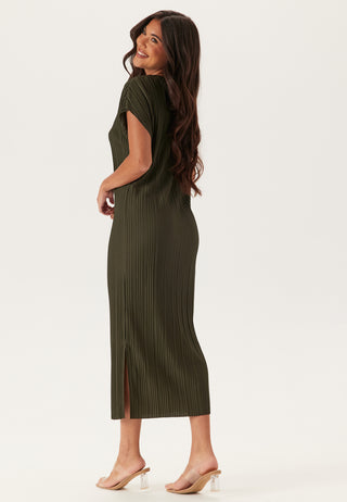 Vitahlia O-neck C/S MIDI DRESS