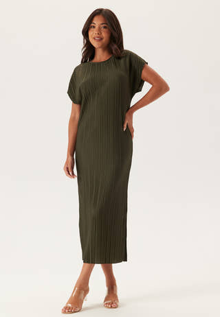 Vitahlia O-neck C/S MIDI DRESS