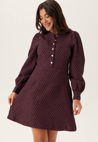 Vitaliama L/S JAQCUARD DRESS