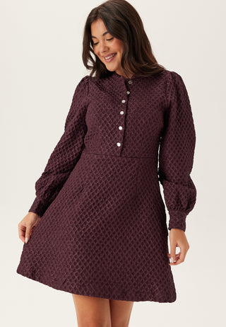 Vitaliama Langermet Jacquard Kjole