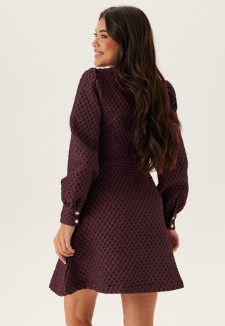 Vitaliama Langermet Jacquard Kjole