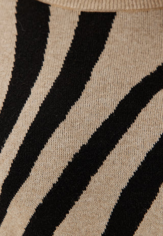 Vitif Jacquard L/S KNIT TOP KN