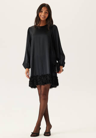 Viveer O-neck L/S SHORT DRESS