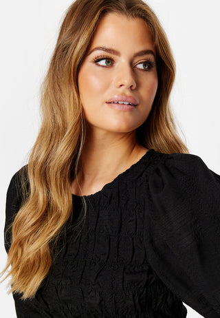 Wendya O-Neck Smock Top