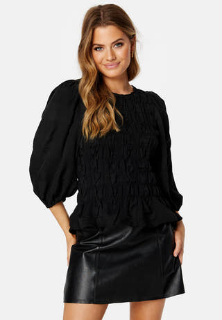 Wendya O-Neck Smock Top
