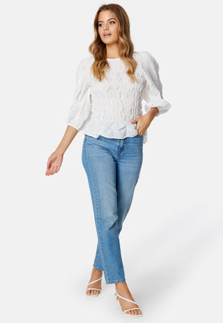 Wendya O-Neck Smock Top