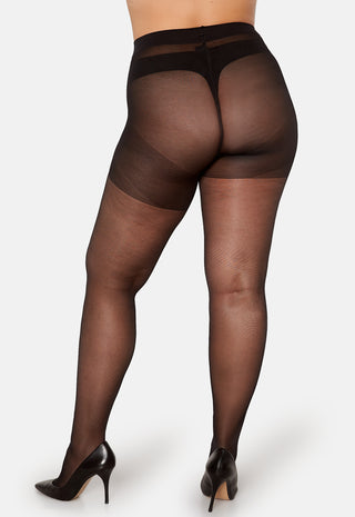 Curvy 40 Den Strømpebukse