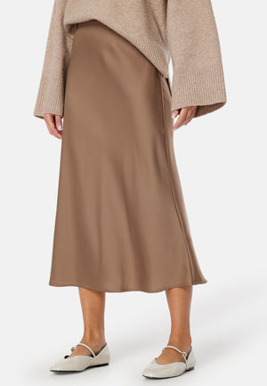 Pella High Waist Midi Skjørt